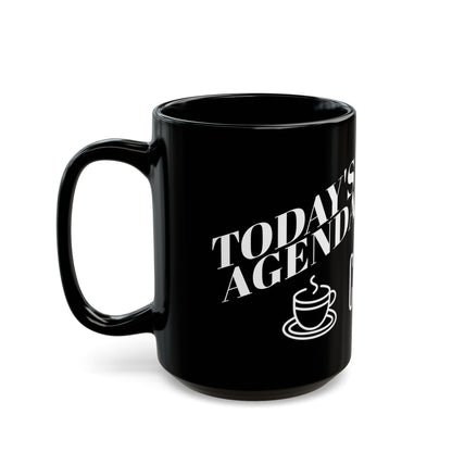 Coffee & Compliance Black Mug (11oz, 15oz)