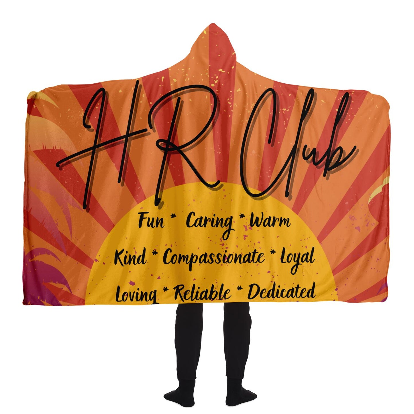 HR Club Hooded Blanket